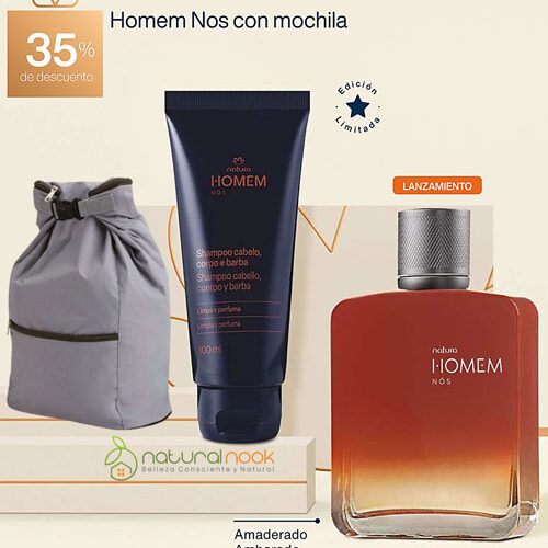 KIT HOMEM NOS CON MOCHILA